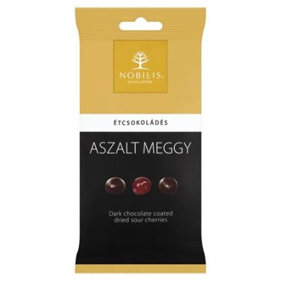 Aszalt meggy, 100 g, NOBILIS, étcsokoládés