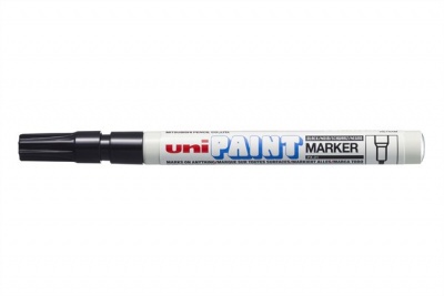 Lakkmarker, 0,8-1,2 mm, UNI "PX-21", fekete