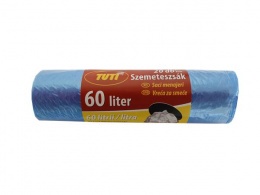 Szemeteszsák, 60 l, 20 db, TUTI